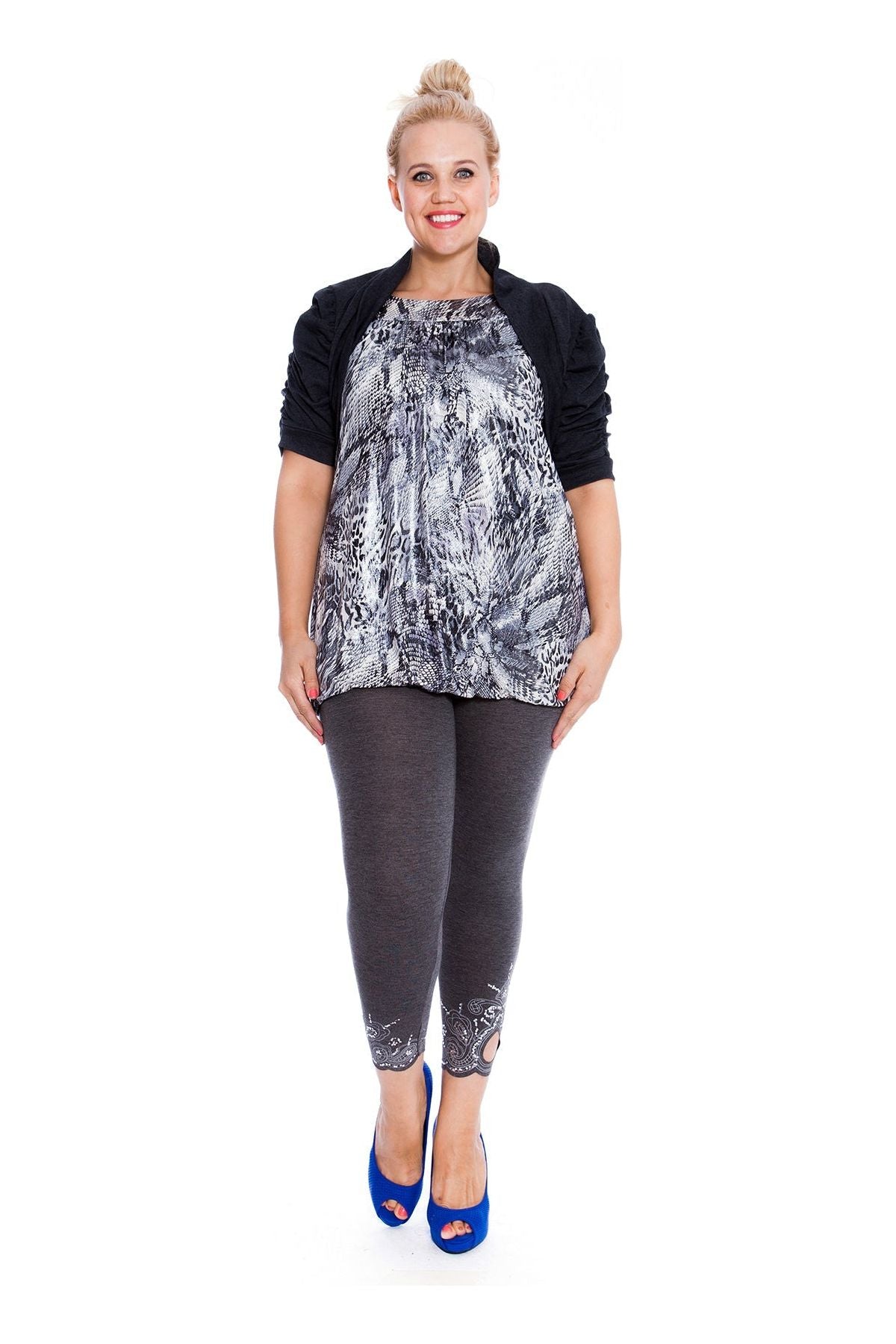 Puff Sleeve Bolero Shrug Tops WearAll