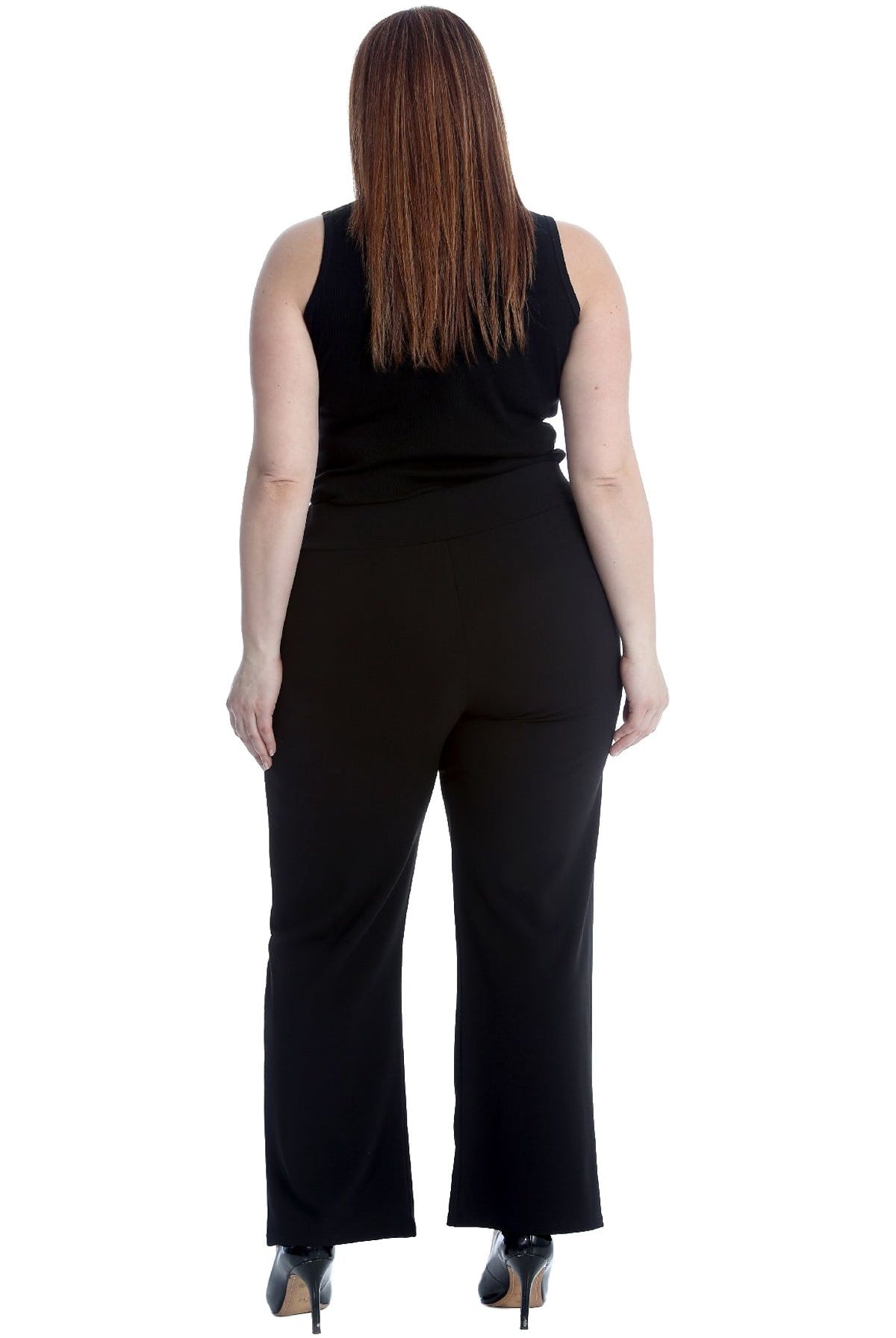 Plus Button Embellished Pocket Palazzo Trousers Trousers WearAll