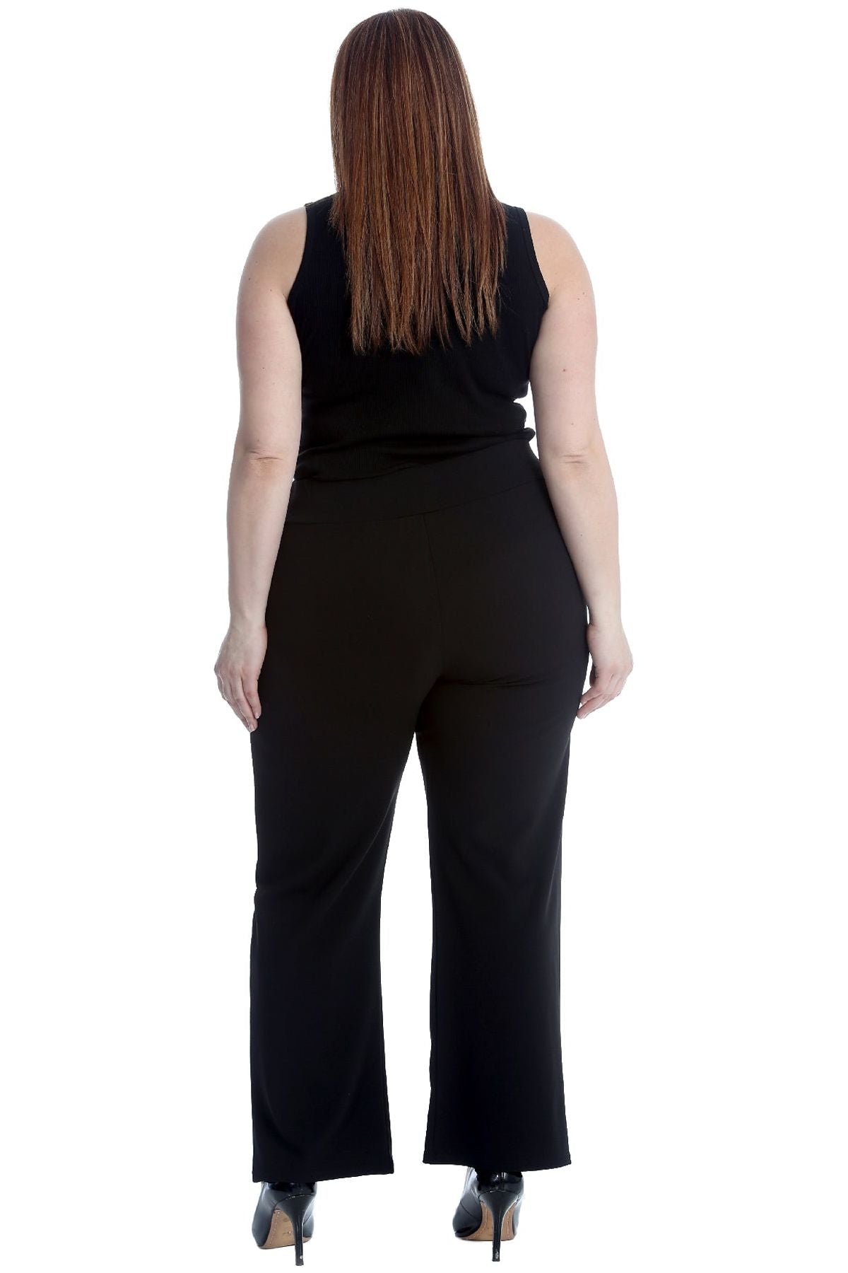 Plus Button Embellished Pocket Palazzo Trousers Trousers WearAll