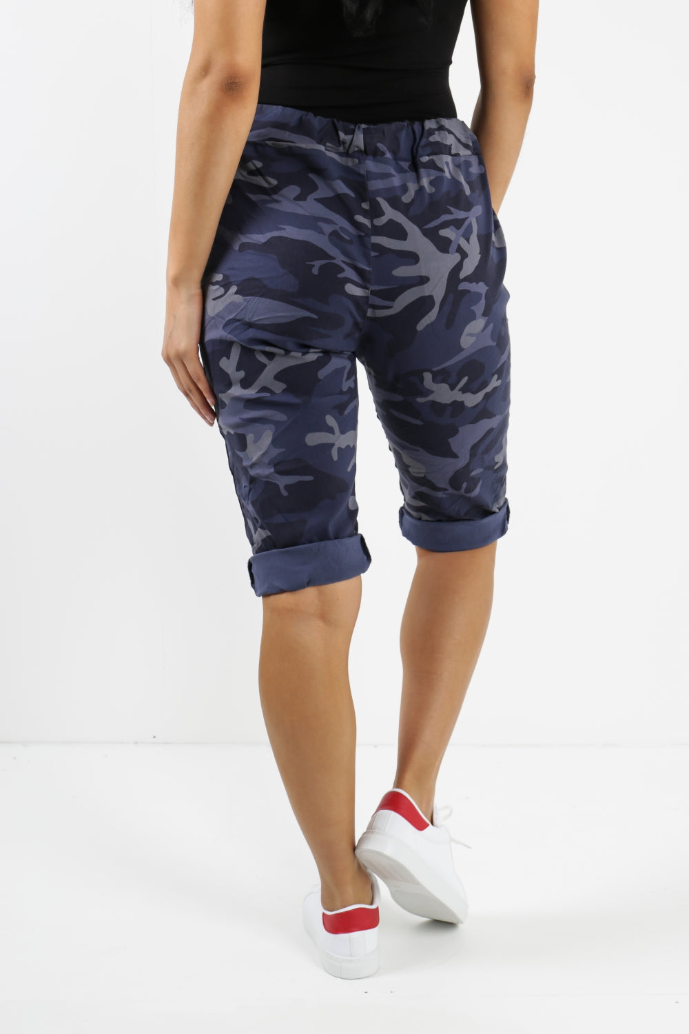 Plus Size Italian Camouflage Magic Chino Shorts Skirts & Shorts WearAll