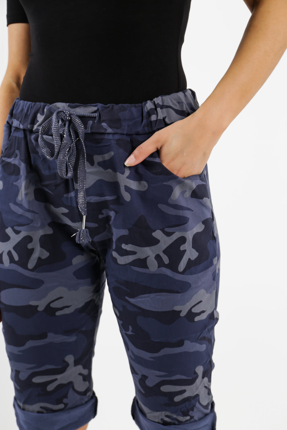 Plus Size Italian Camouflage Magic Chino Shorts Skirts & Shorts WearAll