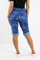 Plus Size Italian Camouflage Magic Chino Shorts Skirts & Shorts WearAll