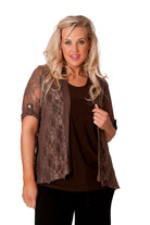 Lace Open Short Cardigan Top cardigan WearAll