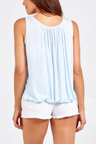 Balloon Ruffle Neck Vest TOPMF2 WearAll