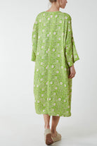 Mosaic Pattern Tunic Midi Dress DMF2 WearAll