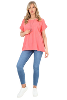 Italian Short Sleeve Necklace Top Tops WearAll