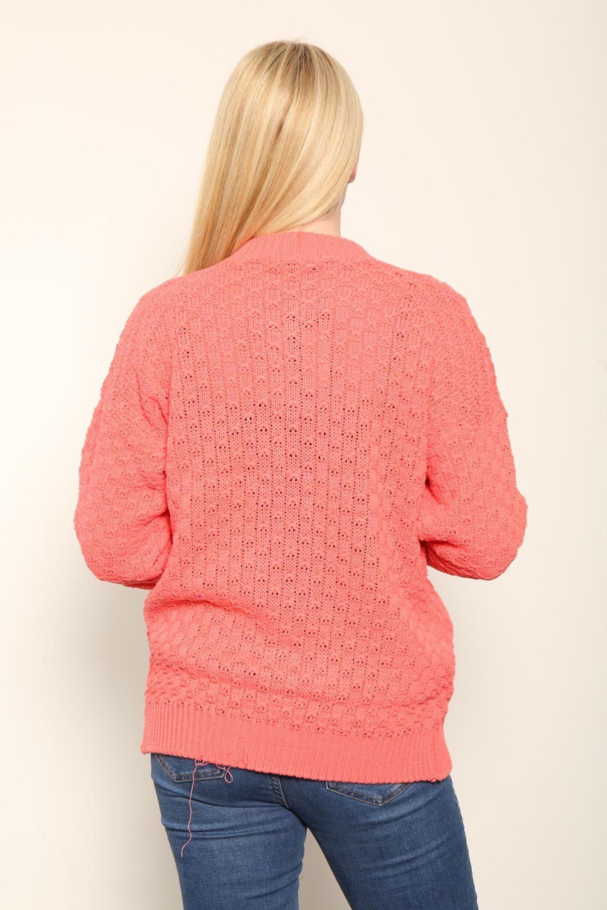 Chunky Cable Knit Long Sleeve Cardigan cardigan WearAll