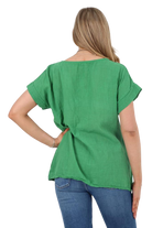 Italian Short Sleeve Necklace Top Tops WearAll