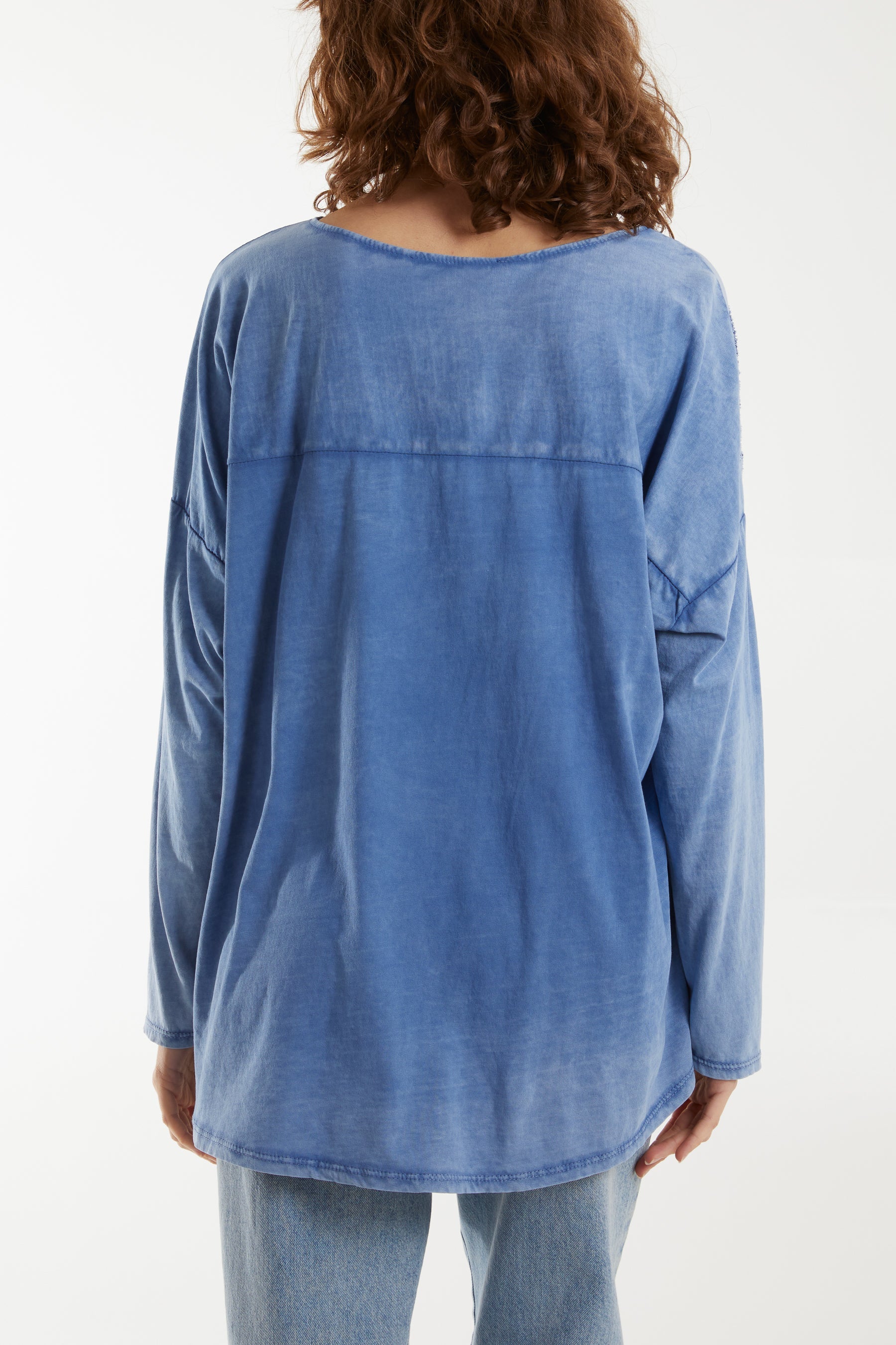 Flocking Double Star Top Tops WearAll