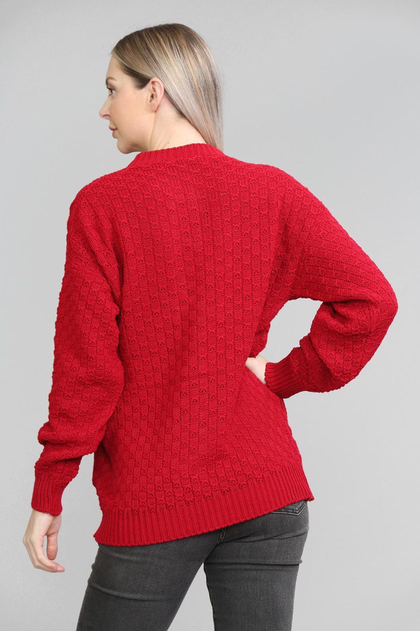 Chunky Cable Knit Long Sleeve Cardigan cardigan WearAll