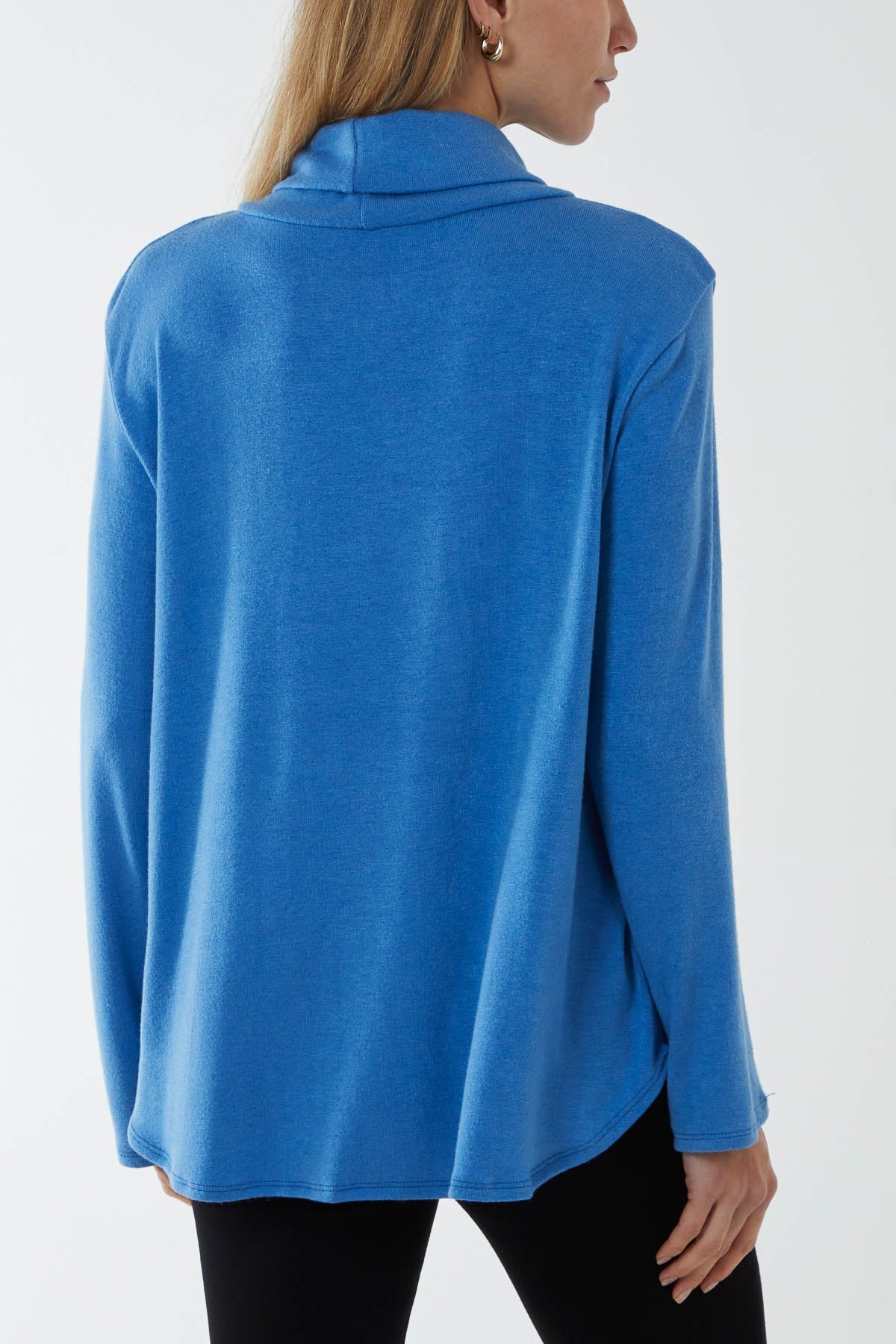 Roll Neck Fine Knit Jumper JMF1 WearAll