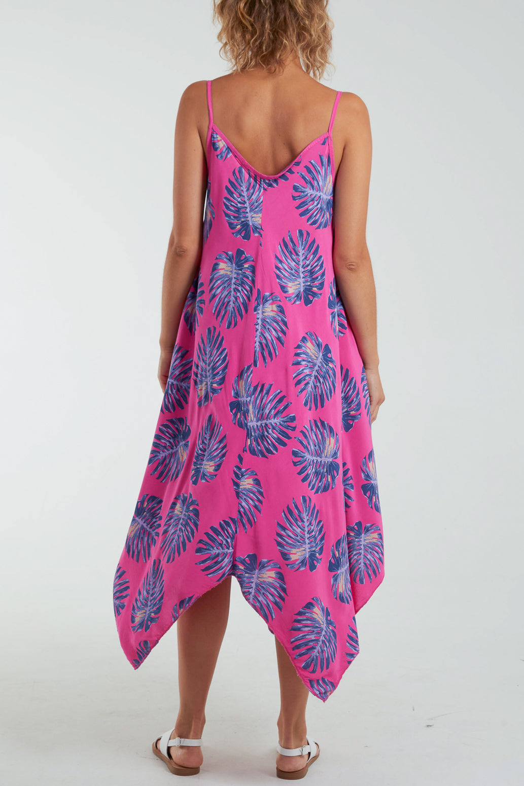 Palm Leaves Hanky Hem Cami Dress Dresses WearAll