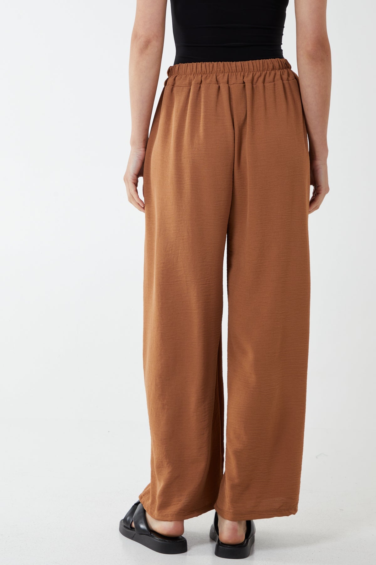 Drawstring Viscose Crepe Trouser TRS1 WearAll