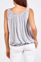Balloon Ruffle Neck Vest TOPMF2 WearAll