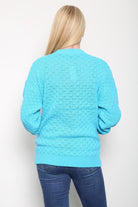Chunky Cable Knit Long Sleeve Cardigan cardigan WearAll