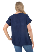 Italian Short Sleeve Necklace Top Tops WearAll
