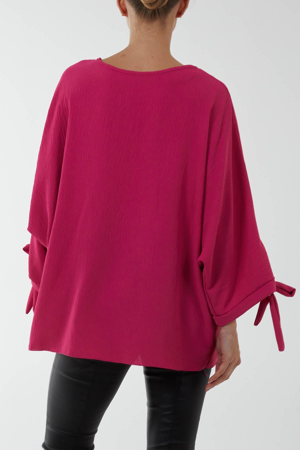 Ring Zip Tie Sleeve Blouse TOPMF2 WearAll