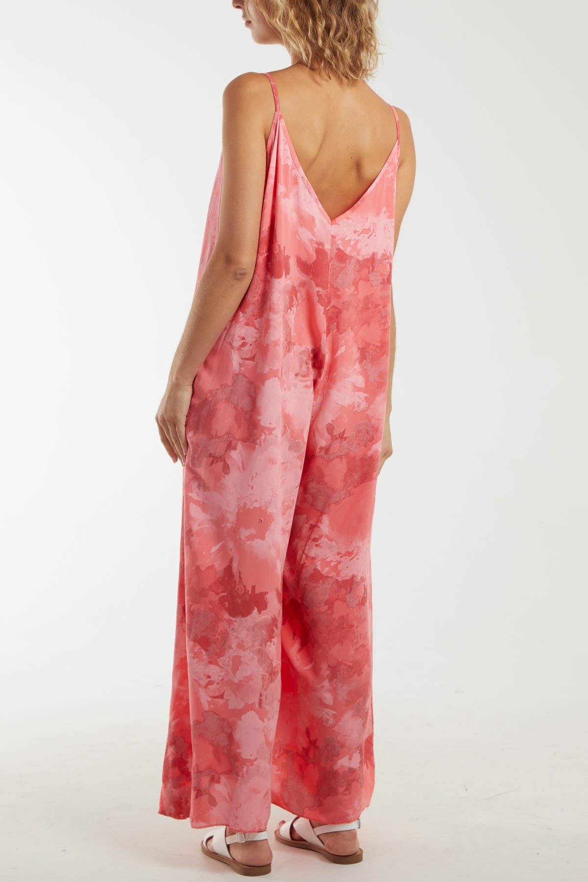 Smoky Print Cami Relaxed Fit Jumpsuit Dresses WearAll