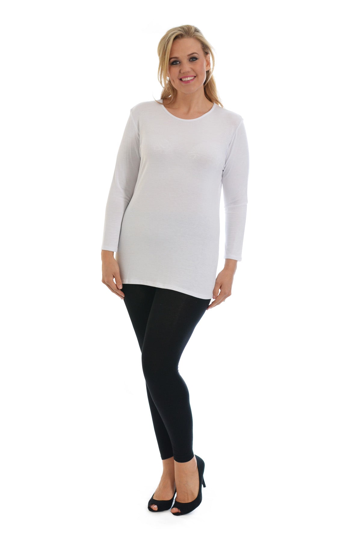 Plus Size Long Sleeve T-Shirt Top Tops WearAll
