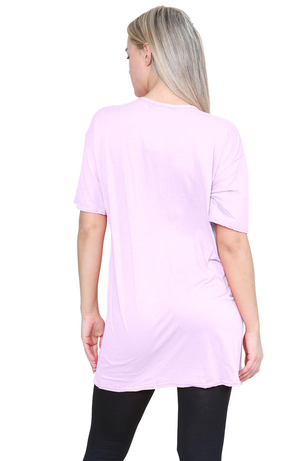 Longline T-Shirt Mini PJ Dress Shirts & Tops WearAll