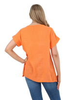 Italian Short Sleeve Necklace Top Tops WearAll