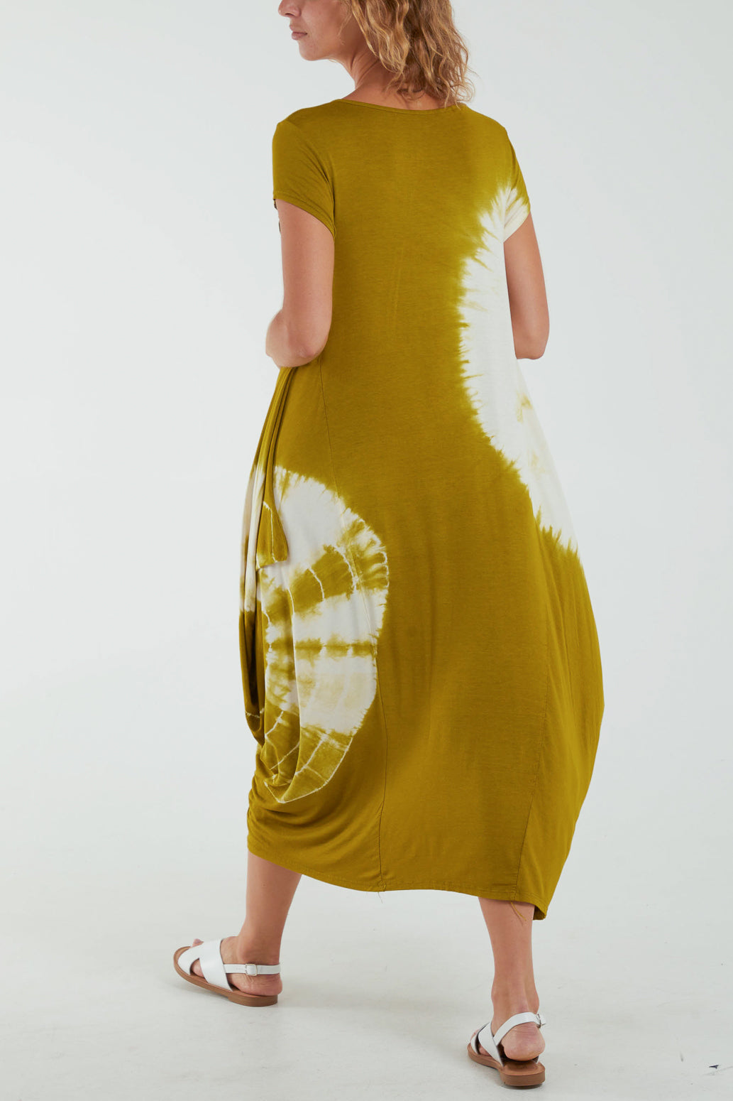 Tie Dye Parachute Midi Dress DMF2 WearAll