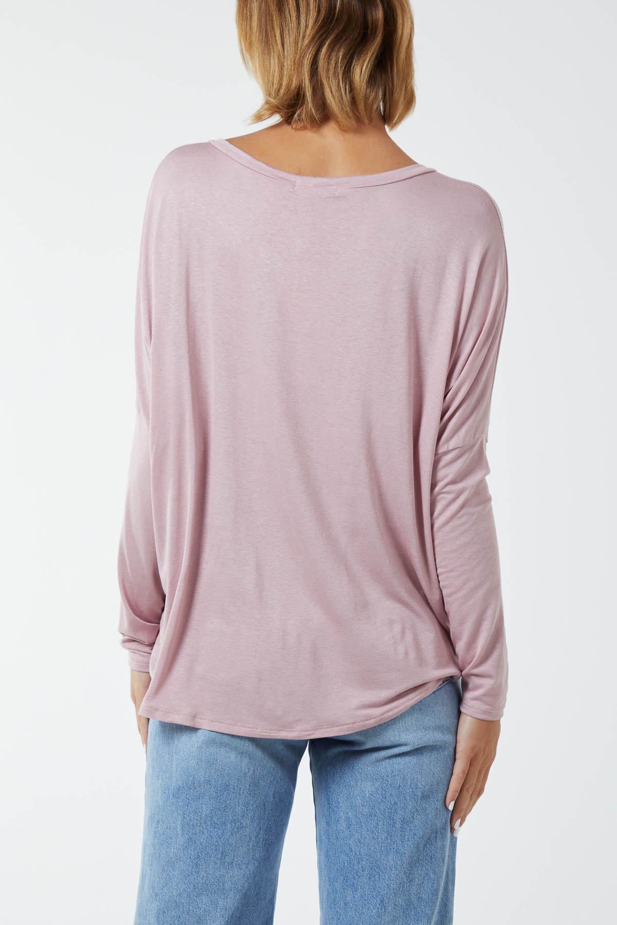 Basic Long Sleeve High Low Top TOPMF2 WearAll