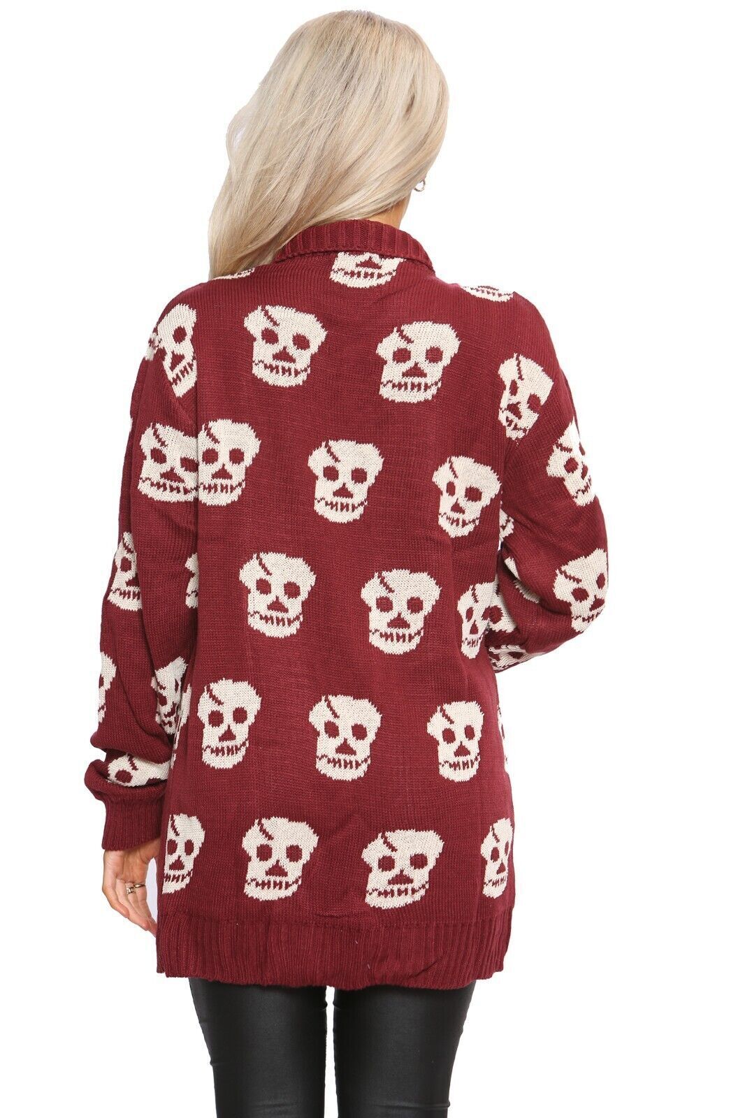 Knitted Skull Cardigan Jumper & Cardigan WearAll