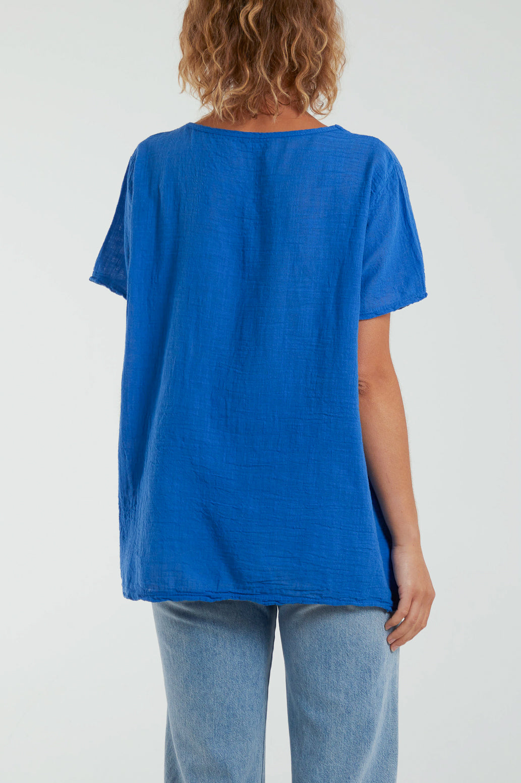 Embroidery Spirals Pocket Top Tops WearAll