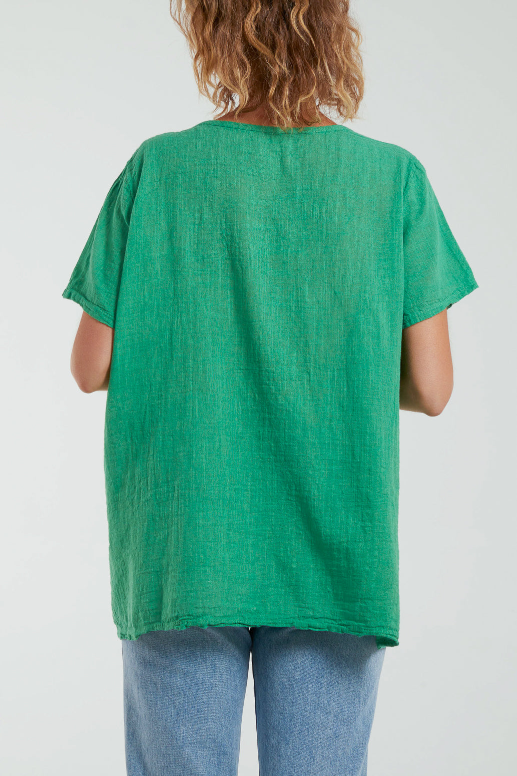 Embroidery Spirals Pocket Top Tops WearAll