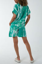 Tie Dye Co-Ord Set with Shorts Co-Ords WearAll