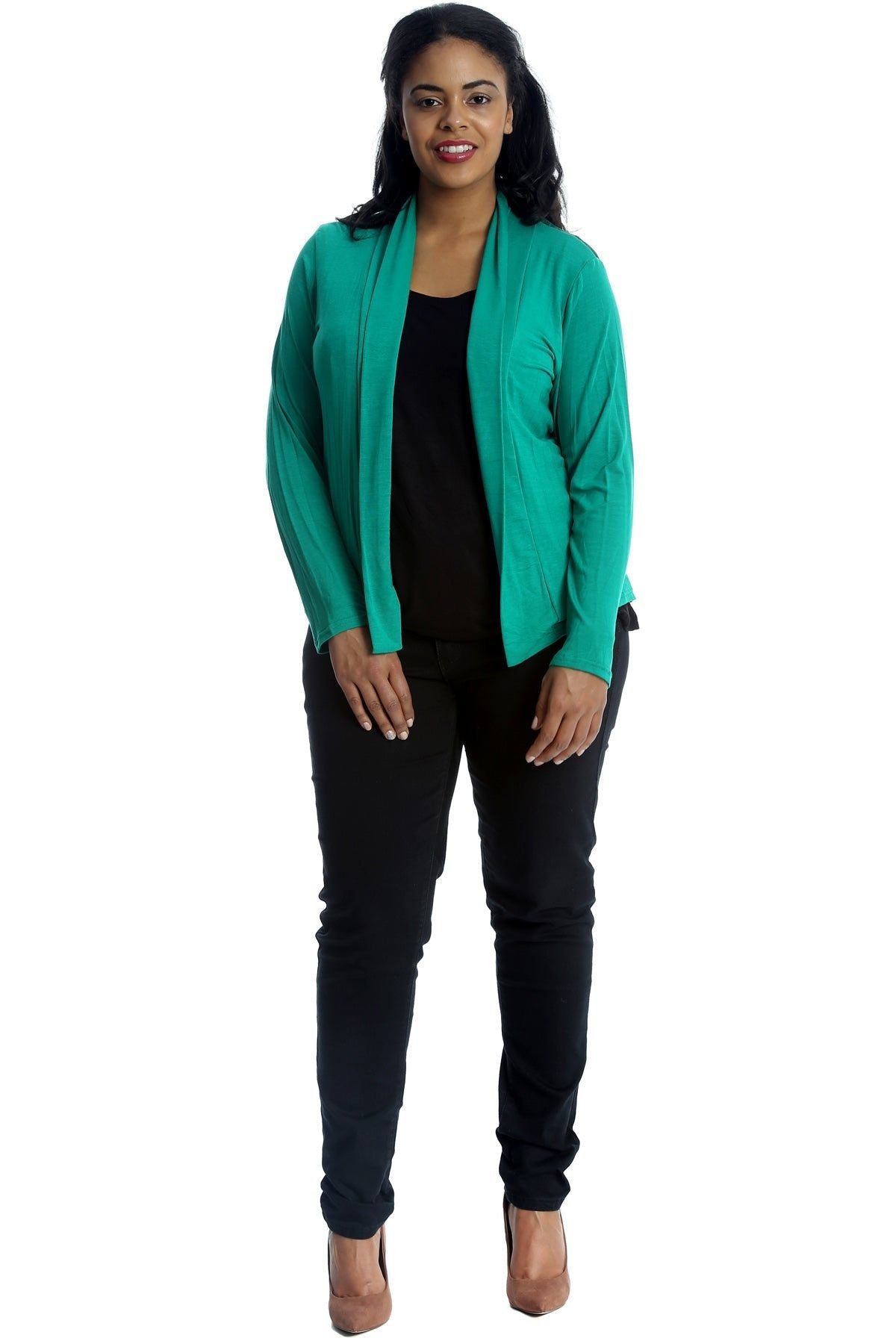 Floral Lace Back Cardigan Open Top cardigan WearAll