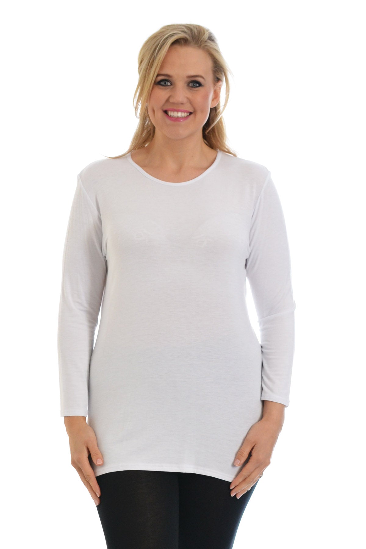 Plus Size Long Sleeve T-Shirt Top Tops WearAll