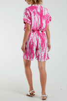 Tie Dye Co-Ord Set with Shorts Co-Ords WearAll