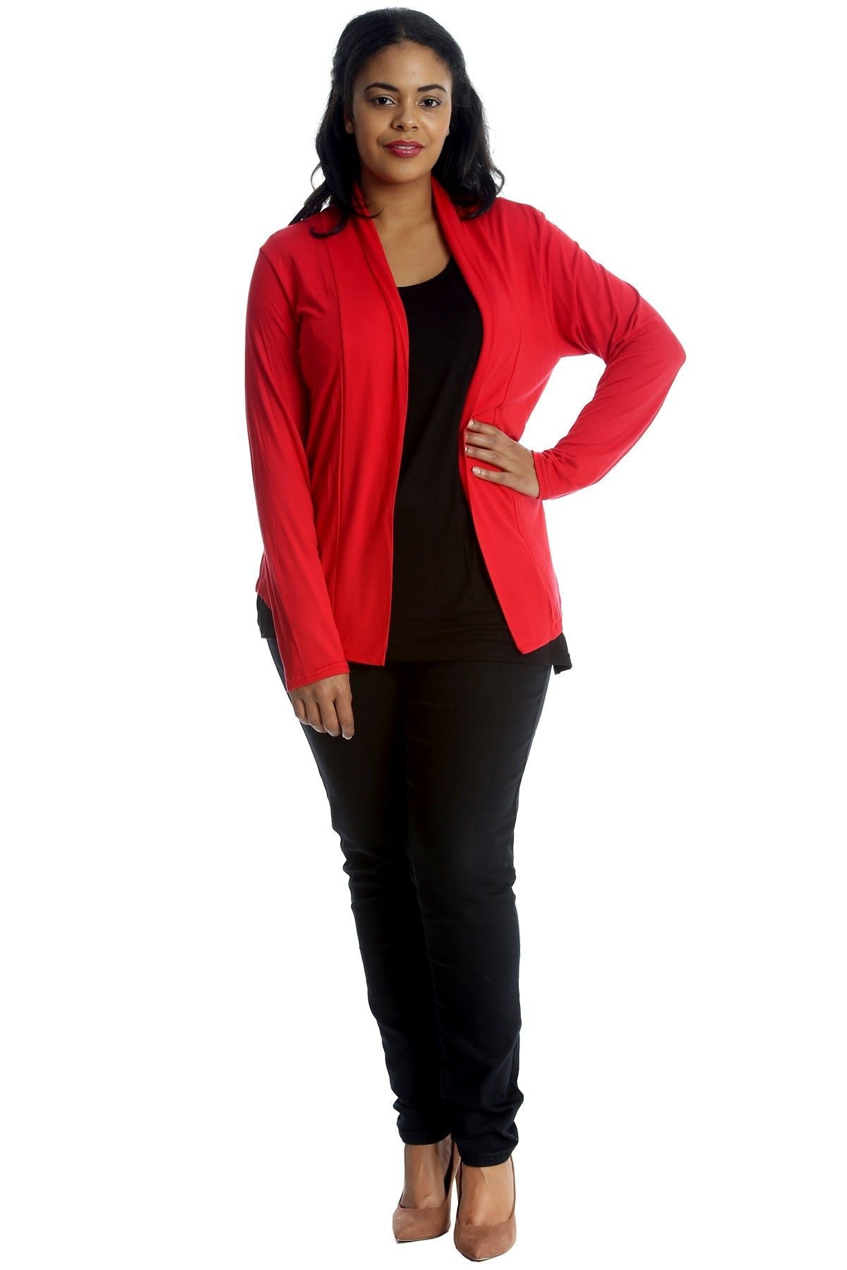 Floral Lace Back Cardigan Open Top cardigan WearAll