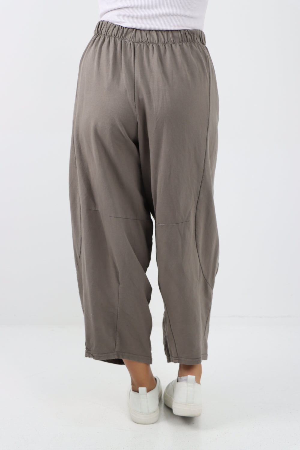 Italian Relaxed Fit Plain Baggy Trouser Trousers WearAll