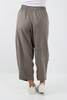 Italian Relaxed Fit Plain Baggy Trouser Trousers WearAll