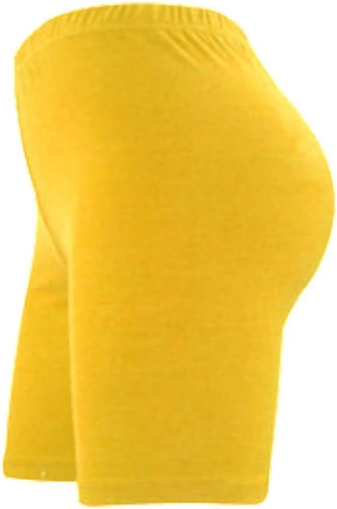 Cycling Short Cotton Shorts WearAll Yellow S-M