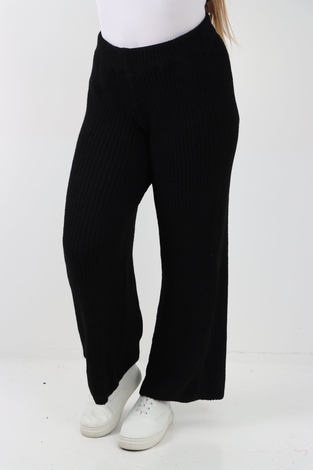 Italian Contrast Panel Knitted Top and Trouser Dresses WearAll