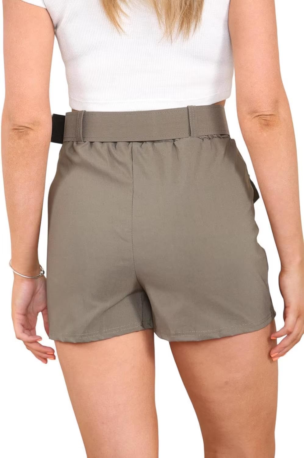Belted Cargo Skort Skirt WearAll