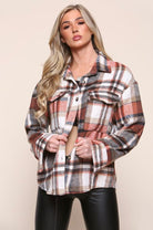 Checked Shirt Boyfriend Shacket Casual Jacket Jacket WearAll