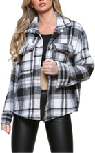 Checked Shirt Boyfriend Shacket Casual Jacket Jacket WearAll