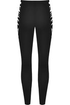 Plus Size Zebra Print Side Stripe High Waist Leggings Leggings WearAll