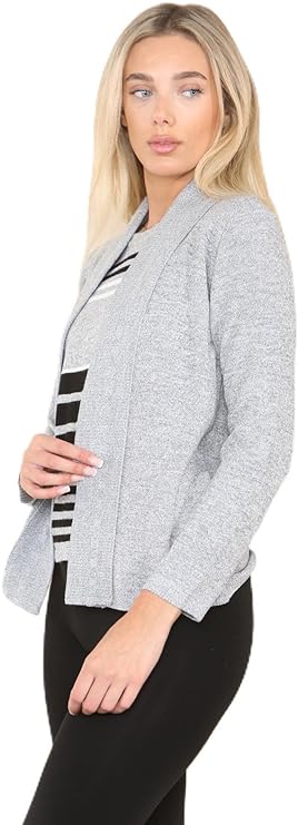 Twin Knitted Cardigan cardigan WearAll Grey 16-18