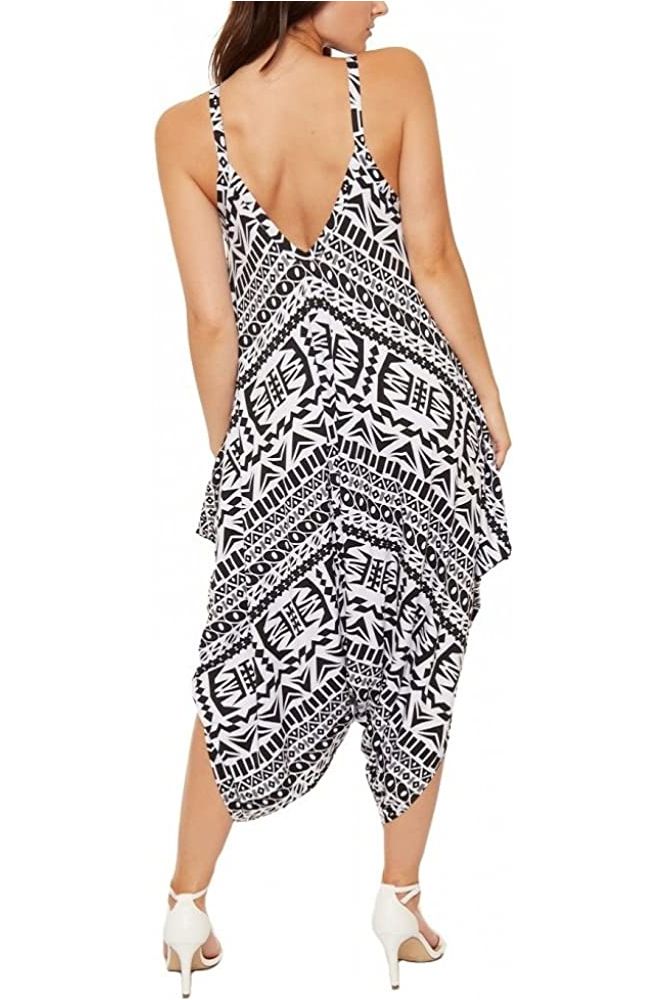 Plus Size Lagenlook Strappy Baggy Harem Jumpsuit 16-22 Jumpsuit WearAll