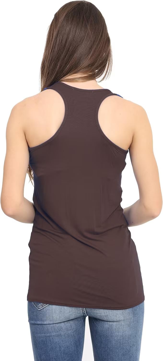 Racer Back Bodycon Vest Top Top WearAll