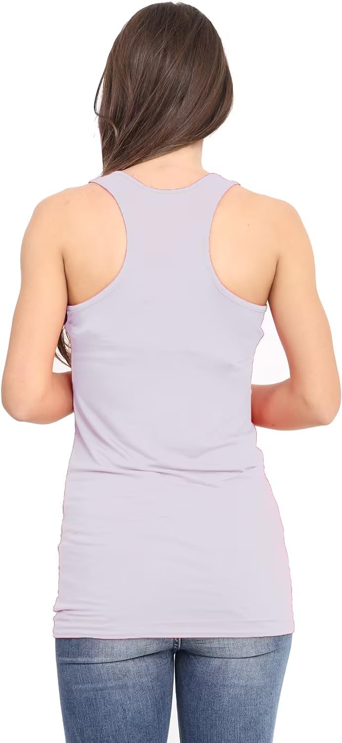 Racer Back Bodycon Vest Top Top WearAll