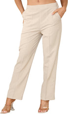 Half Elasticated Pocket Trouser - Black, Dark Green, Stone Trousers WearAll