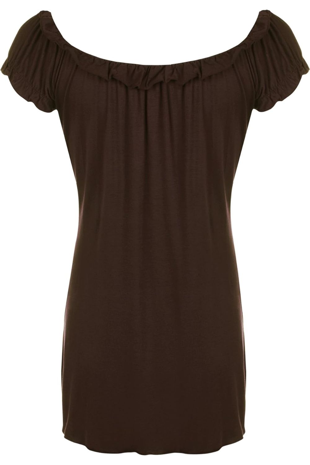 Gypsy Boho Stretch Top Tops WearAll Dark brown 14