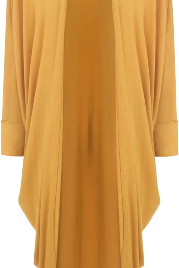 Plus Size Batwing Long Open Cardigan Top Maxi Cardigan WearAll